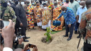 Photo of Nana Addo cuts sod for construction of 100-bed capacity District Hospital at Shama