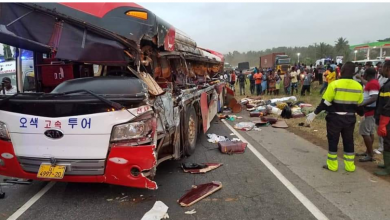 Photo of Eastern Region: 14 passengers perish in crash at Kyekyewere