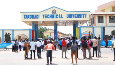 Photo of Students of Takoradi Technical University reject certificate