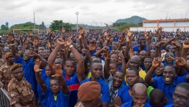 Photo of Inmates at Sekondi Central Prisons protest against poor quality of food