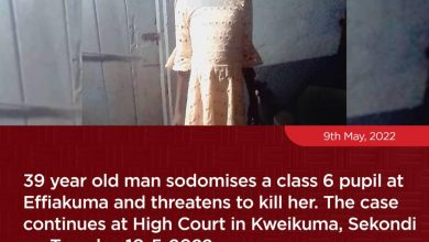 Photo of 39-Year-Old Man Sodomises a Class 6 pupil at Effiakuma and Threatens to Kill her