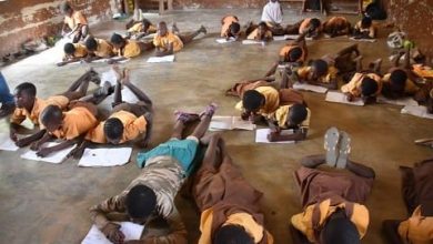 Photo of Pupils Study On Bare Floor In Ahanta East