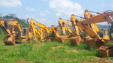 Photo of Seized Excavators Missing In Ellembele District