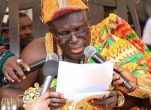 Photo of Paramount Chief of Lower Axim Traditional Council pleads with Government to complete the Axim Sea defense