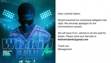 Photo of Organizers Of Wizkid Live In Ghana Issue A Statement After  Wizkid couldn’t show up for the Event