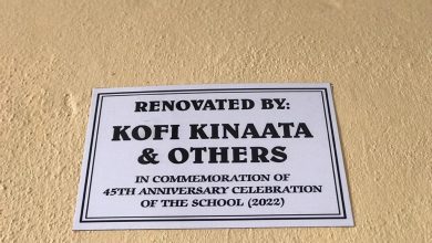 Photo of New Takoradi: Kofi Kinaata Renovates 4 Toilet Facility of Queen Beatrix Catholic KG