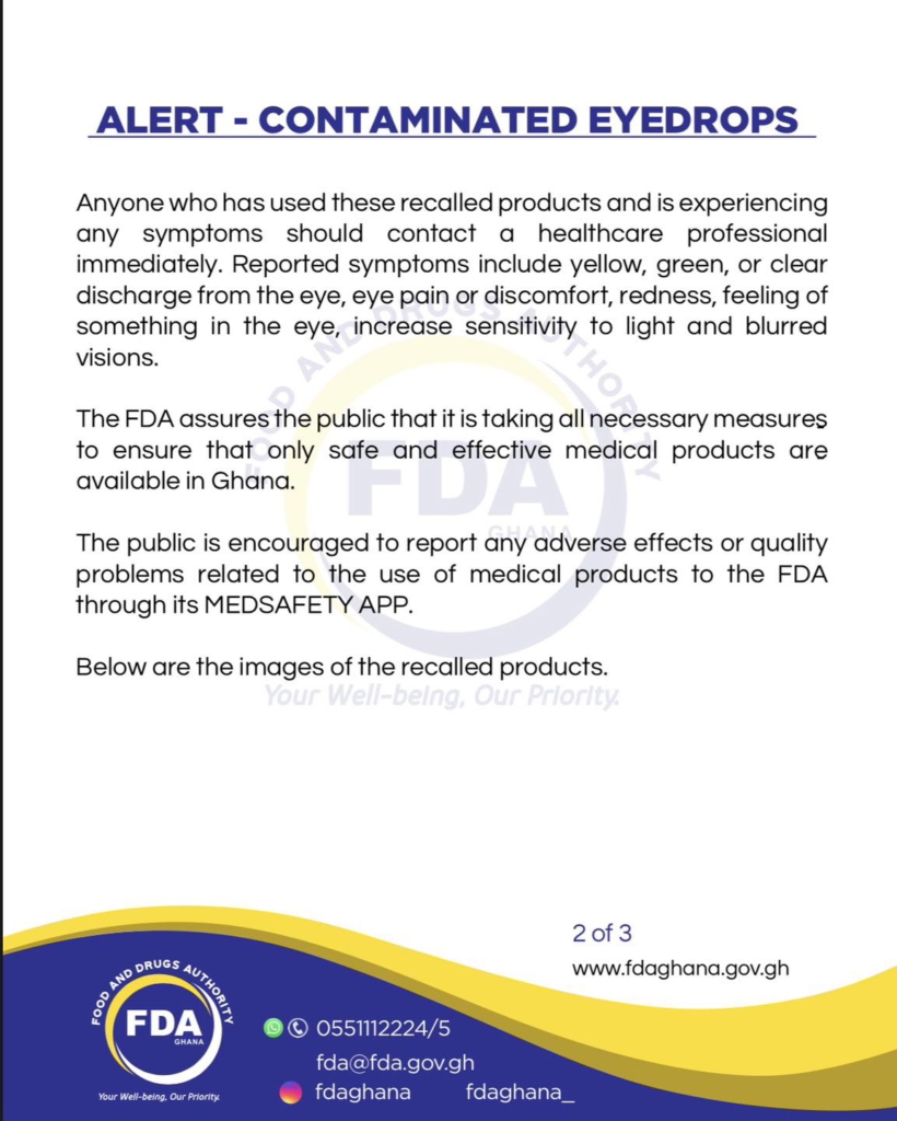 FDA Cautions the Public