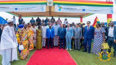 Photo of President Akufo-Addo cuts sod for vaccine manufacturing plant