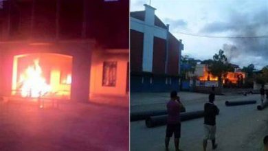 Photo of India: Junior foreign minister’s house set ablaze in ethnic violence-hit Manipur