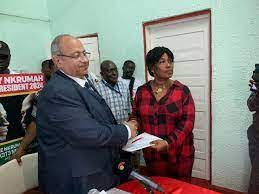 Photo of CPP: Dr Onsy Kwame Nkrumah submits nomination forms
