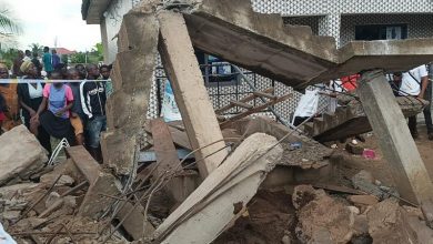 Photo of Fire Service begin to probe into collapsed building at Kasoa