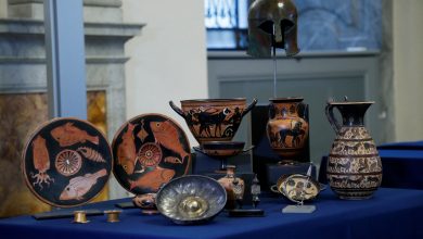 Photo of Italy: Looted ancient artifacts worth millions of euros repatriated from the US