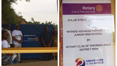 Photo of Assakae -Whindo Methodist and New Takoradi-Poase Benefits From Rotary Club Of Takoradi – Anaji Donations