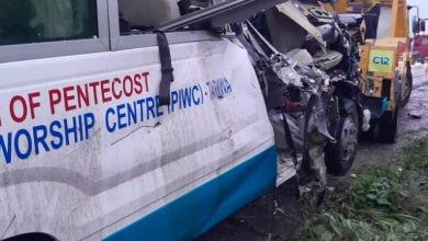 Photo of Tragic accident kills one person, injures another on Kasoa-Cape Coast Highway