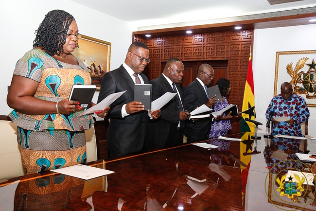 A five-person committee has been established by President Akufo-Addo to decide on the benefits and compensation of Article 71 office holders.