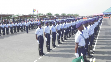 Photo of Takoradi Airforce Recruit Training School Graduate 344 Airforce Officers