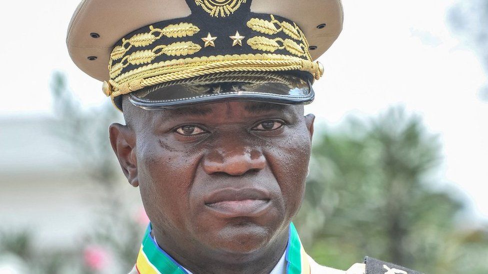 The head of the Military Junta, Gen. Brice Oligui Nguema, is scheduled to take the oath of office to become the interim president of Gabon.