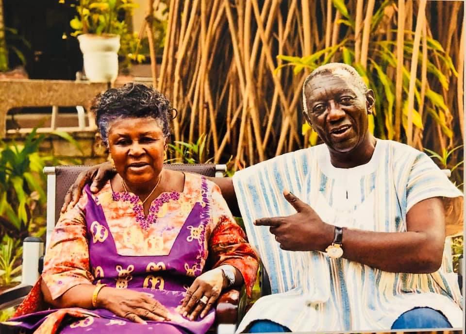 It has been confirmed that Theresa Kufuor, the beloved wife of former President John Kufuor, has passed away at the age of 87.