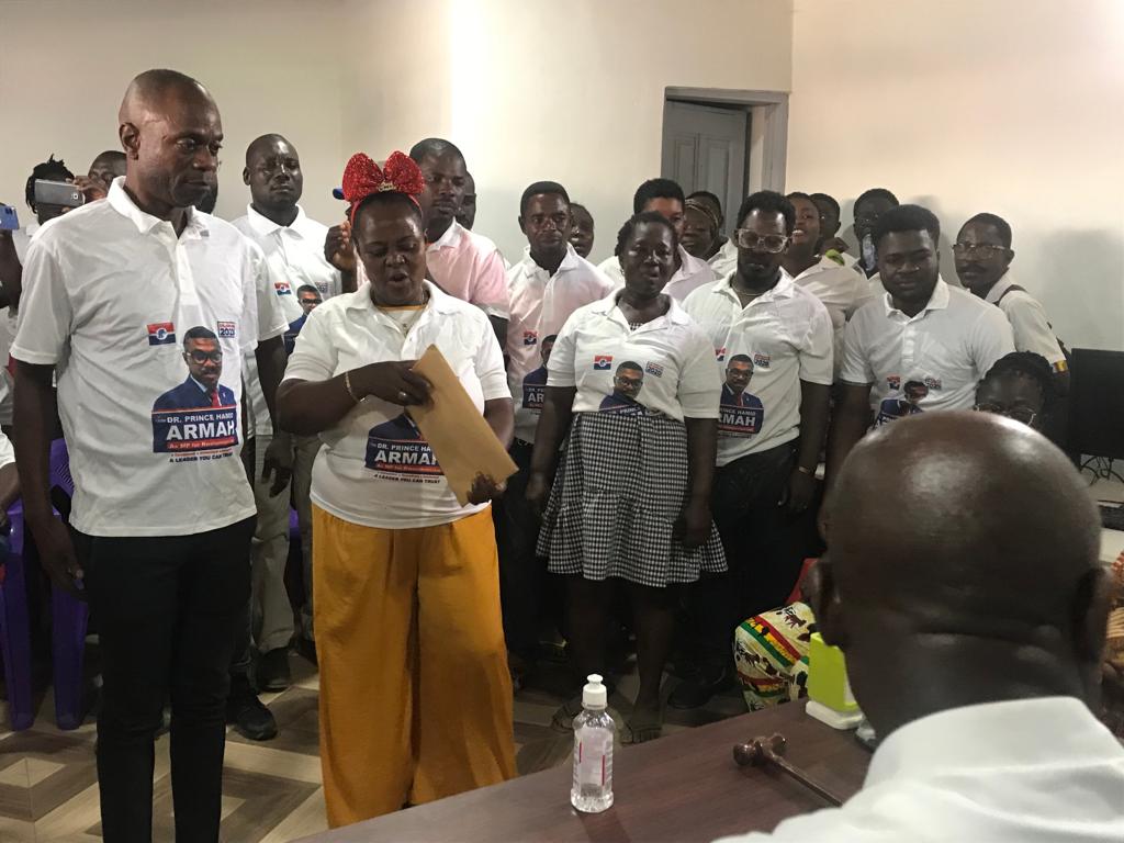 Polling station executives of NPP in Kwesimintsim Constituency, have picked nomination forms for their MP Dr Prince Hamid Armah, ahead of...