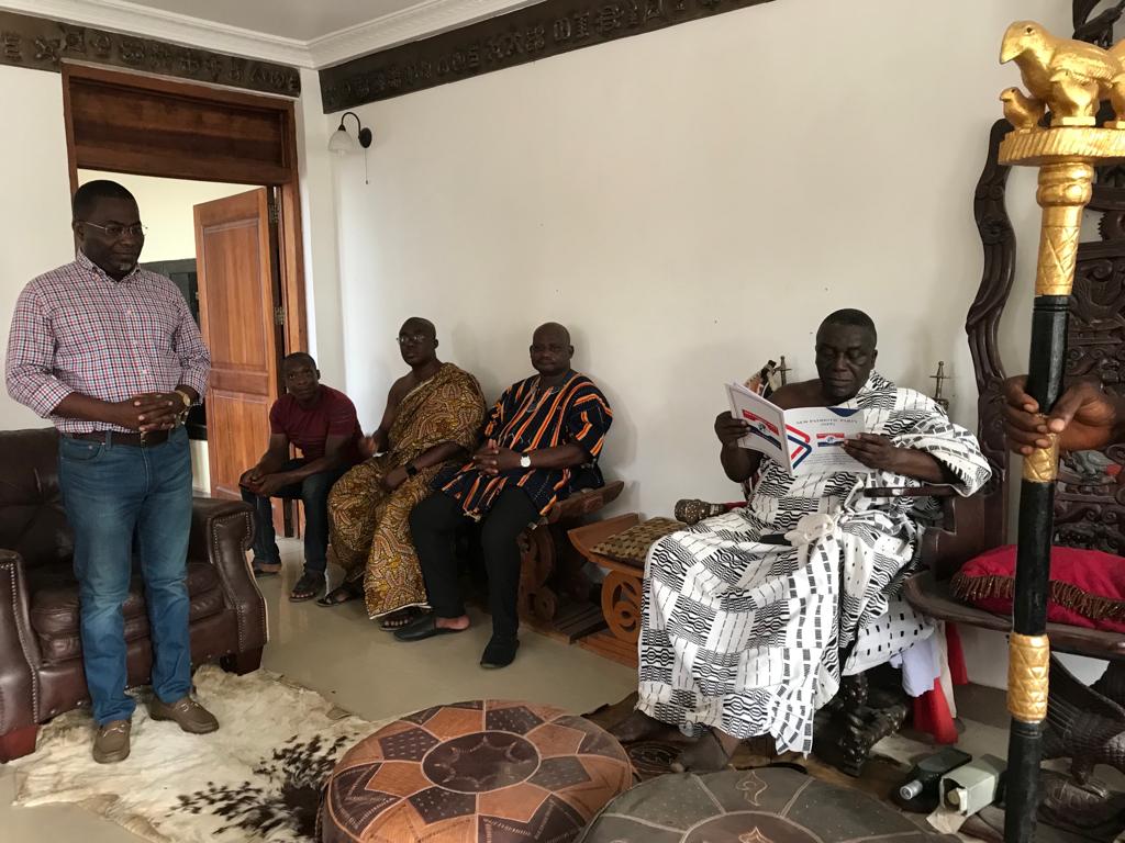 As Charles Bissue gears up for the NPP seat in Essikado-Ketan, Nana Kobina Nketsia IV, has advised him to anticipate a tough campaign period.