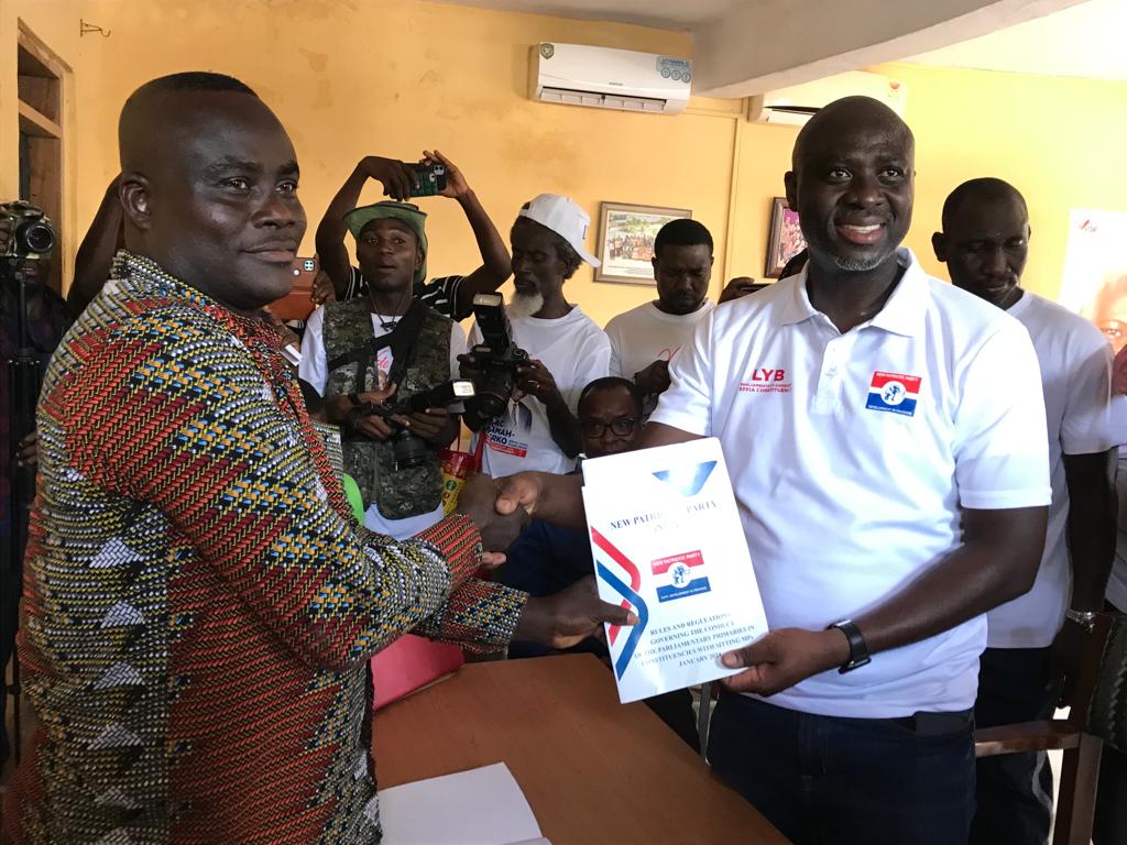 Lawyer Isaac Yaw Boamah-Nyarko, has successfully filed his nomination to contest for the NPP Parliamentary Primaries in Effia ConstituencyLawyer Isaac Yaw Boamah-Nyarko, has successfully filed his nomination to contest for the NPP Parliamentary Primaries in Effia Constituency