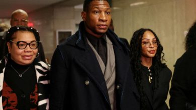 Photo of Marvel actor Jonathan Majors found guilty of assaulting ex-girlfriend in New York Trial