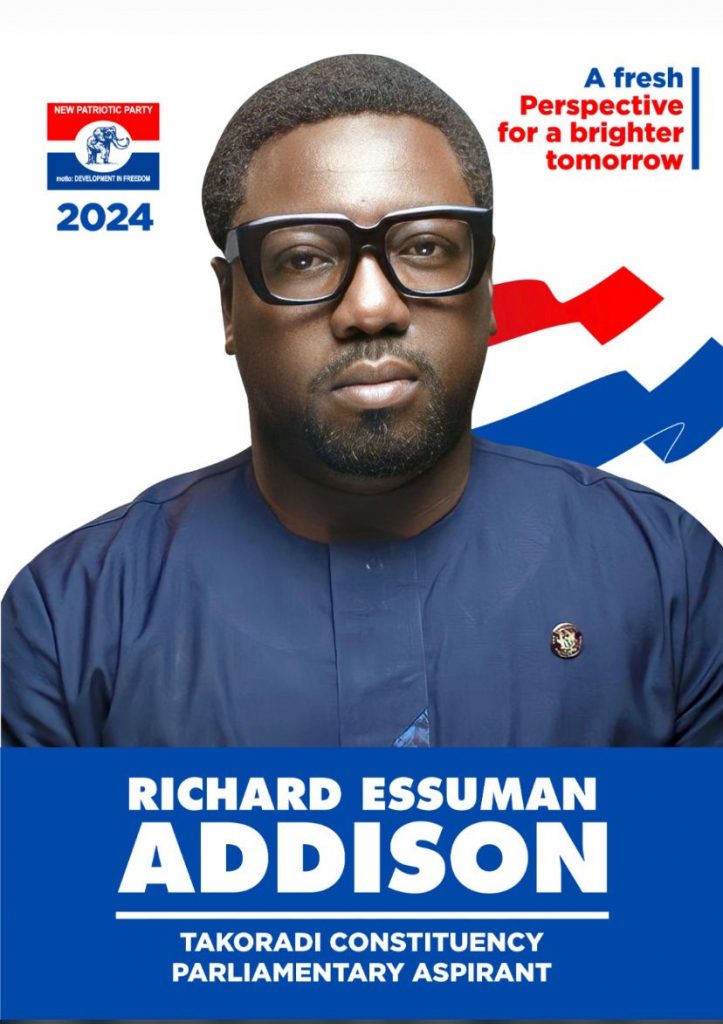Richard Essuman Addison assures of a new Takoradi where development becomes a reflection of the collective contribution of its citizens and...