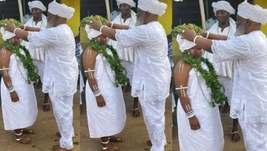 Photo of 12-year-old girl wed to Gborbu Wulomo with police safeguard