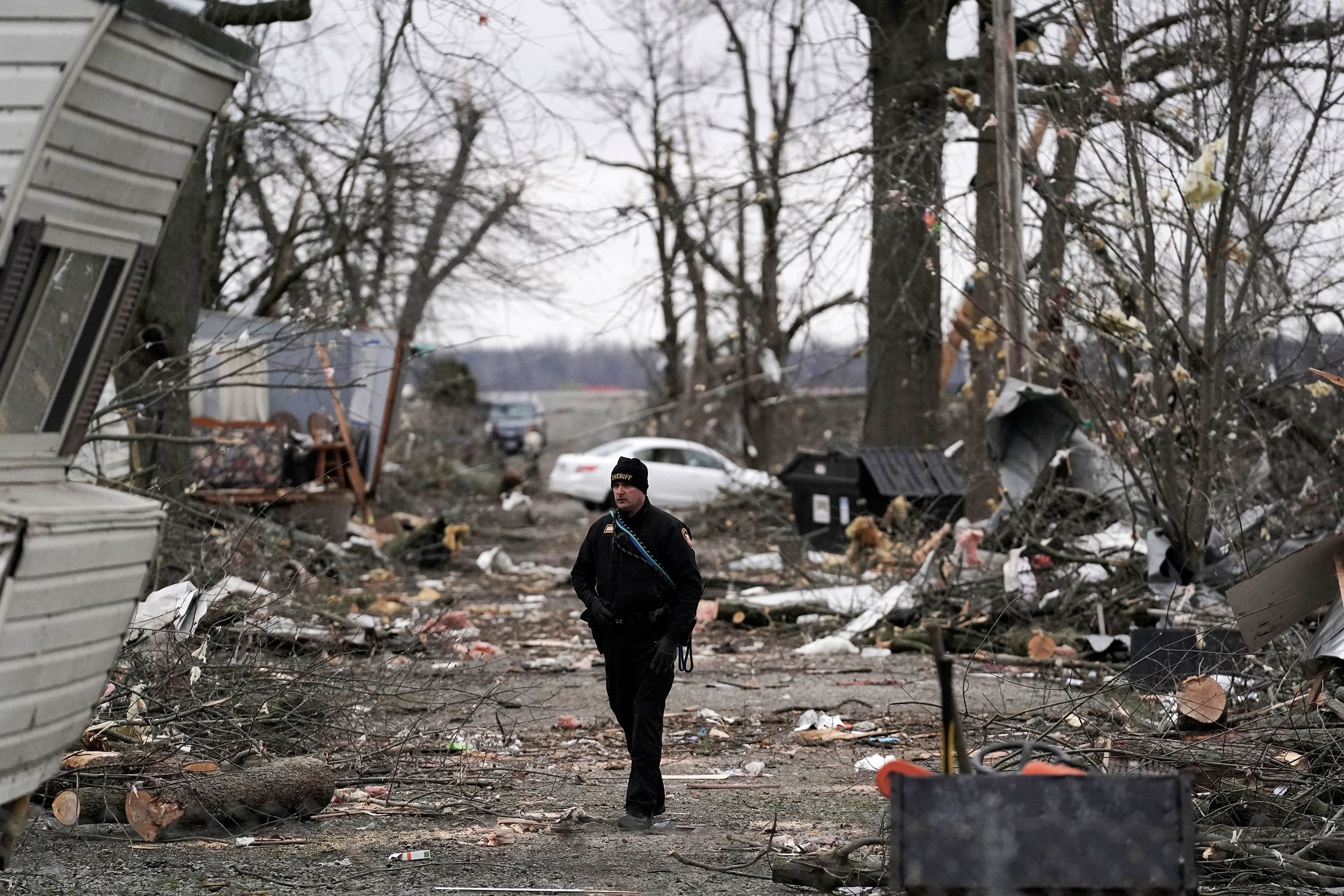 Five killed as deadly tornadoes leave trail of destruction across ...