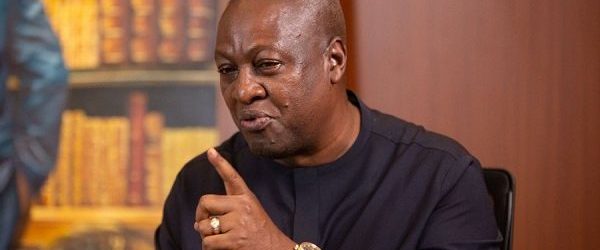 John Mahama, has pledged to eliminate free fuel and other non-essential benefits for government officials if elected president.