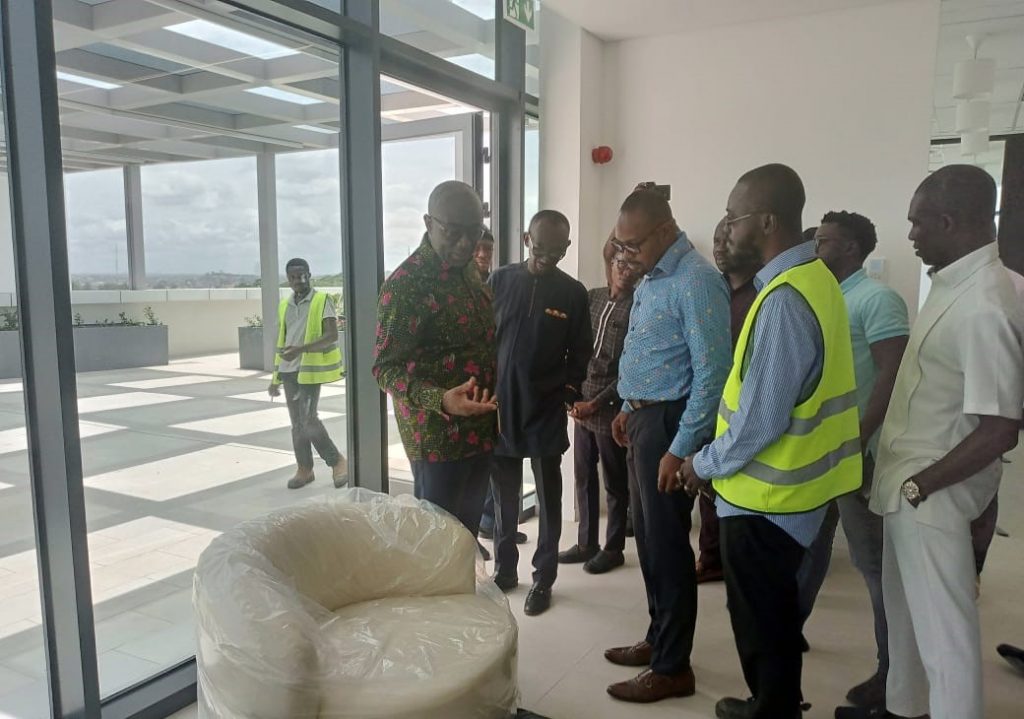 Joseph Abuabu Dadzie, CEO of GNPC, has recently inspected the near-complete GNPC Operational Headquarters in Takoradi. 