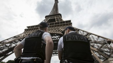 Photo of Three arrested in Paris after coffins found near Eiffel Tower