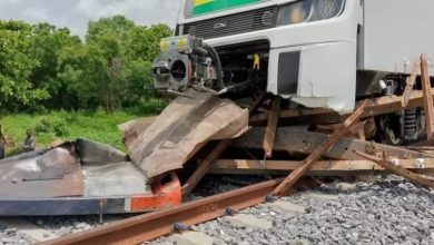 Photo of Wrecked Tema-Mpakadan train to cost $2.1million as four stand trial