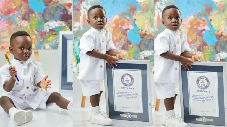 Ace-Liam officially recognized as the youngest male painter by Guinness ...