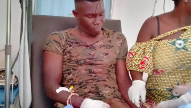 Photo of Soldier brutally beaten by illegal miners at Wassa Akyempim