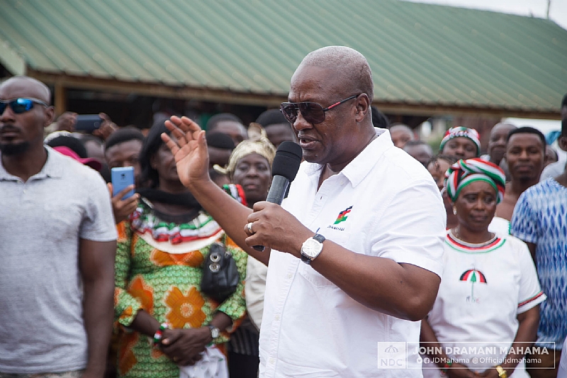 NDC flagbearer John Dramani Mahama has announced a firm stance against mining activities in Ghana’s forest reserves if elected.