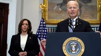 Photo of Biden ends re-election bid, endorses Kamala  Harris as democratic candidate