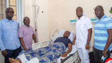 Photo of NPP’s Richard Ahiagbah in stable condition after serious accident