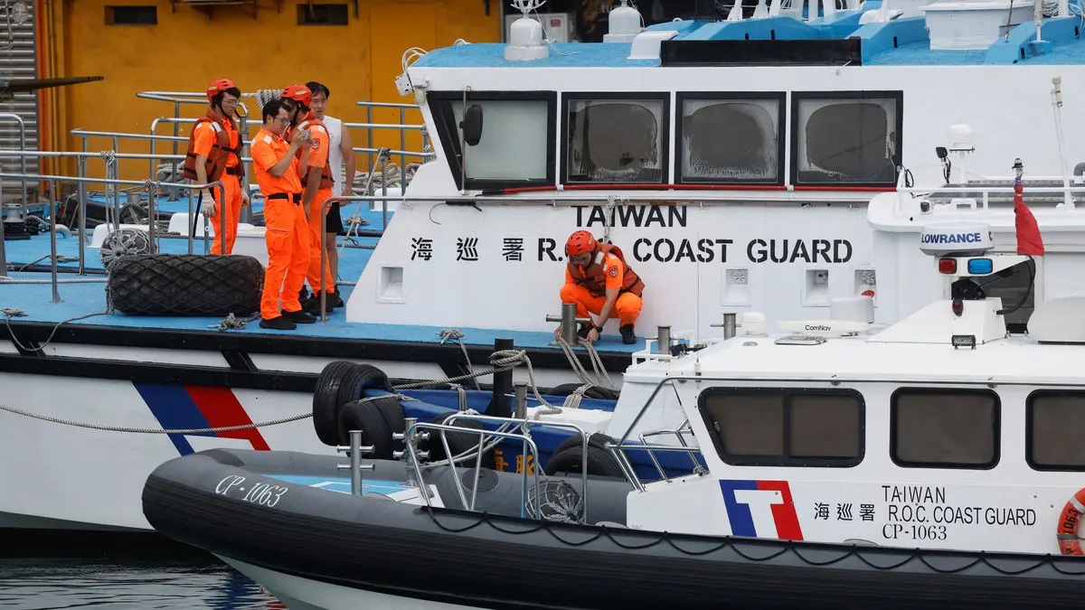 Taiwan Searches For Cargo Ship With Nine Crew Members Sunk By Typhoon ...