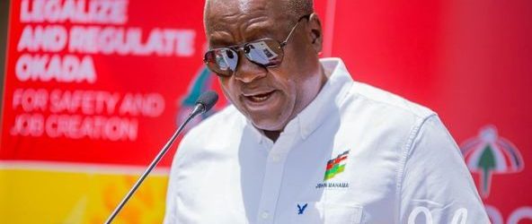 Mahama has vowed to amend the Public Fin. Management Act to limit the amount of money Ghana can borrow from external creditors if elected.