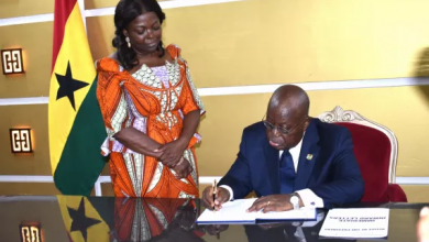 Photo of President Akufo-Addo officially signs the Presidential Compact on Water, Sanitation, and Hygiene (WASH)