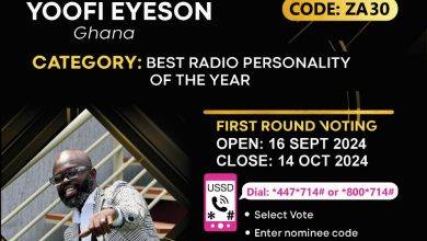 Photo of Yoofi Eyeson Nominated for Best Radio Personality at Zikomo Africa Awards