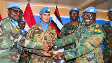 Photo of UNIFIL sector west commander commends Ghanaian contingent’s commitment