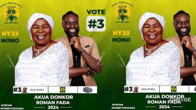 Photo of GFP running mate Roman Fada reflects on the unexpected passing of Akua Donkor