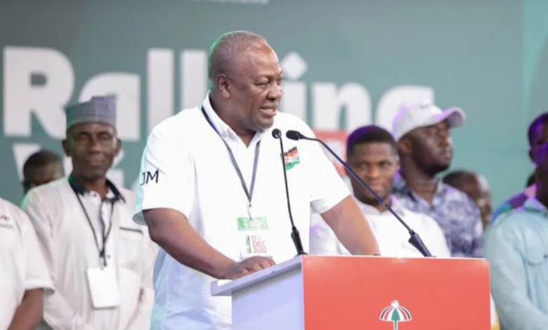 John Mahama, has promised to introduce a one-week paternity leave for married men if elected in the December 2024 elections.