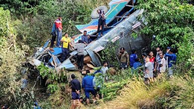 Photo of India: Bus plunges into gorge, killing at least 36