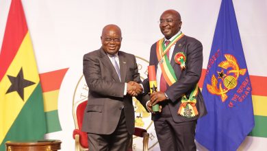 Photo of Dr. Bawumia honoured with Order of the Star of Ghana at National Awards Ceremony