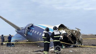 Photo of Dozens dead after Azerbaijan airlines plane crashes in Kazakhstan