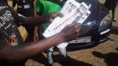 Photo of Man arrested at Bolga Central polling station allegedly possessing printed ballots