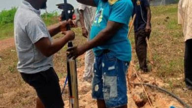 Photo of Ahanta Abasa CHPS compound gets mechanized  borehole